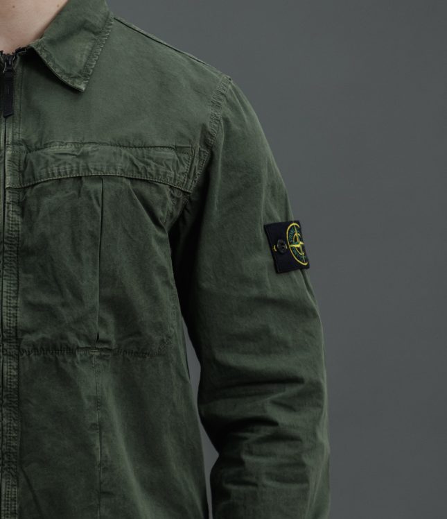 Чоловічий оверширт STONE ISLAND 15103WN V0159, колір зелений | Ціна 19999 грн, фото 4