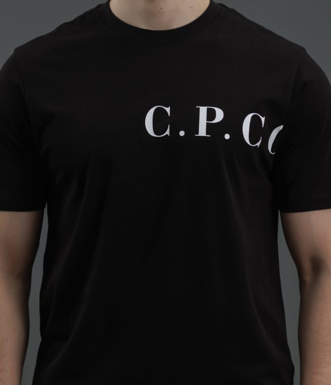 Чоловіча футболка C.P. COMPANY CMTS139A 005100W COL: 999, колір чорний | Ціна 5499 грн, фото 3