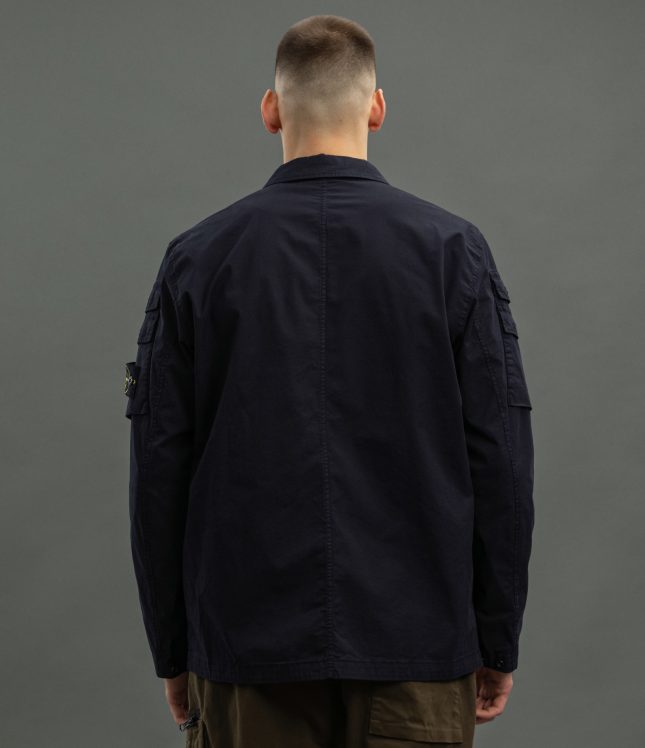 Чоловічий оверширт STONE ISLAND 1510610 V0020, колір синій | Ціна 17499 грн, фото 6