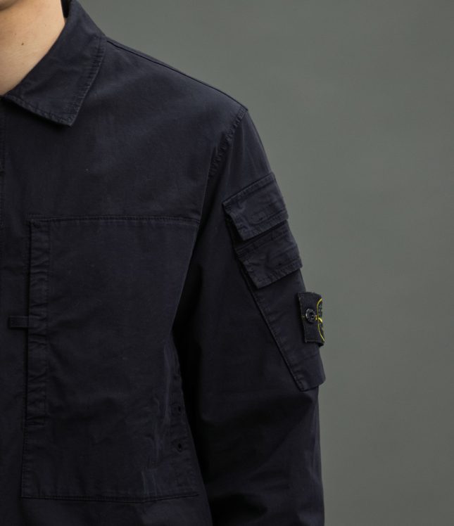 Чоловічий оверширт STONE ISLAND 1510610 V0020, колір синій | Ціна 17499 грн, фото 3
