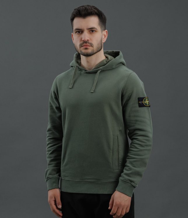 Чоловіче худі STONE ISLAND 1560820 V0059, колір зелений | Ціна 10999 грн, фото 1