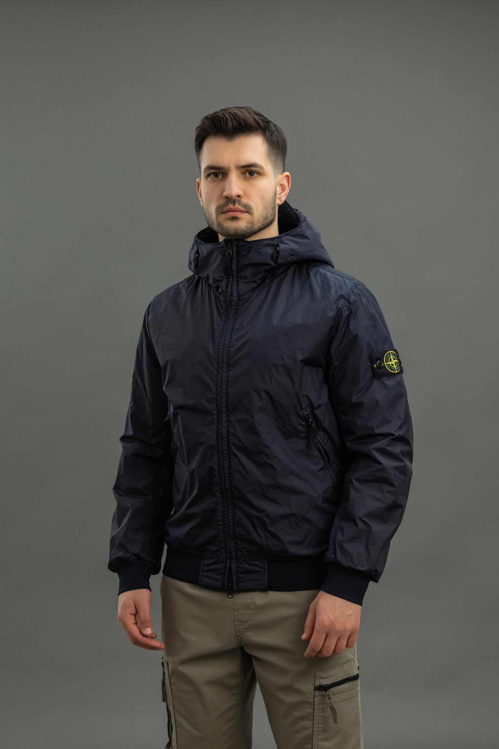 куртка STONE ISLAND GARMENT DYED CRINKLE REPS R-NY WITH PRIMALOFT®-TC 811540823 V0020