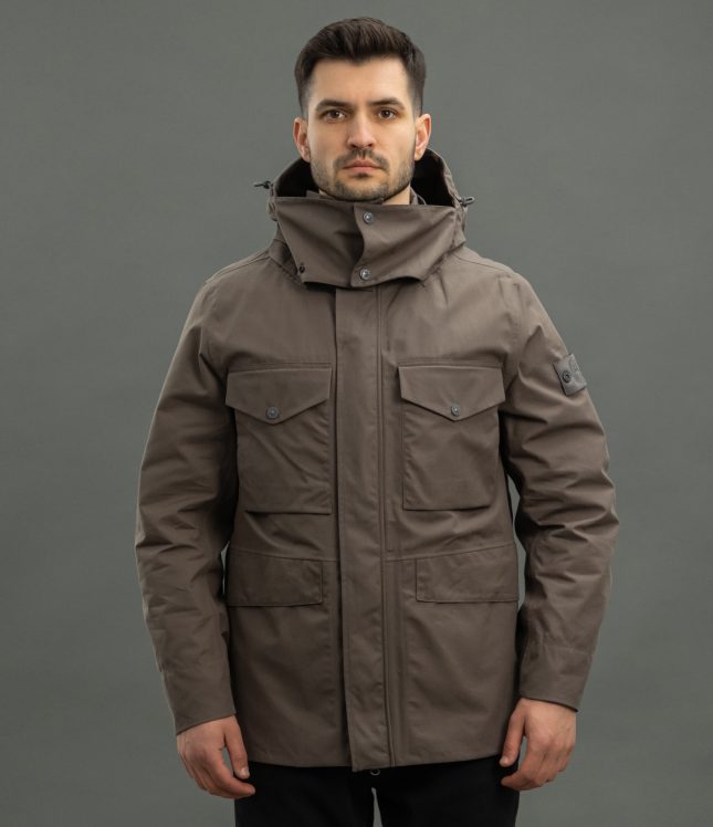 Чоловіча куртка STONE ISLAND O-VENTILE® GHOST PIECE 15437F1 V0067, колір сірий | Ціна 49999 грн, фото 2
