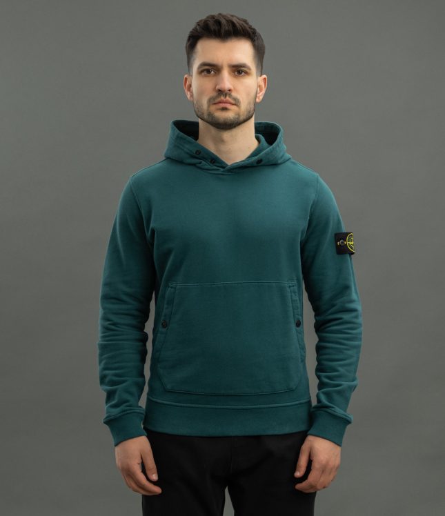 Чоловіче худі STONE ISLAND 1561720 V0057, колір зелений | Ціна 11999 грн, фото 2