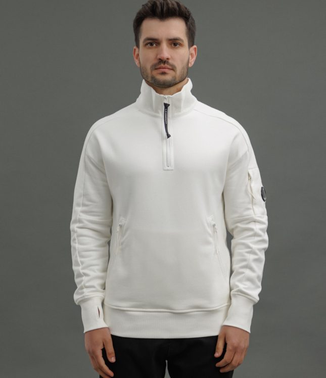 Чоловічий світшот C.P. COMPANY CMSS081A 005086W COL:103, колір білий | Ціна 11999 грн, фото 2