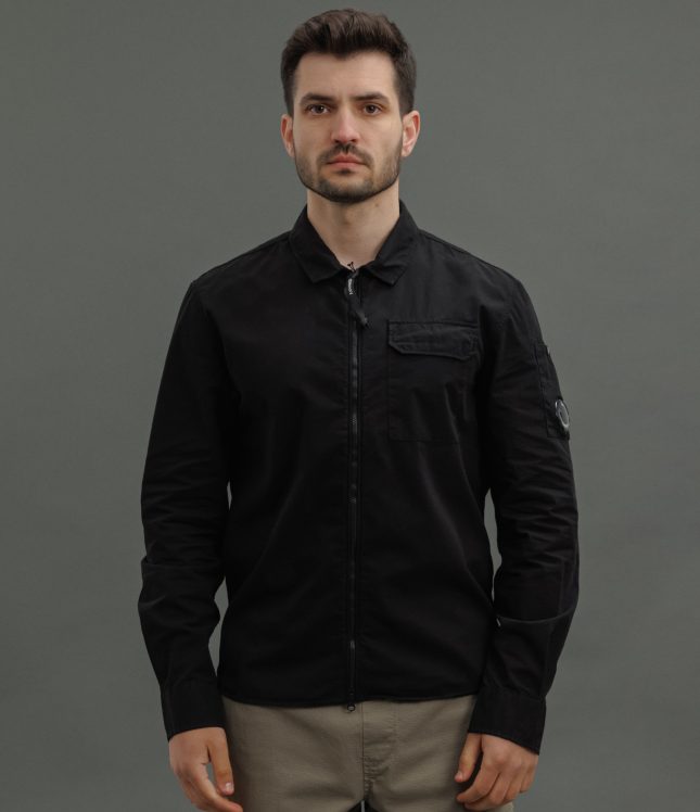 Чоловічий оверширт C.P. COMPANY CMOS705A 110143G COL:999, колір чорний | Ціна 15999 грн, фото 2
