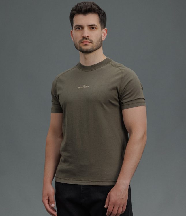 Чоловіча футболка STONE ISLAND 152100020-S0080 V0054, колір зелений | Ціна 11499 грн, фото 1