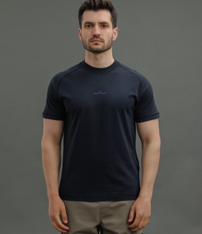Чоловіча футболка STONE ISLAND 152100020-S0080 V0020, колір синій | Ціна 11499 грн, фото 2