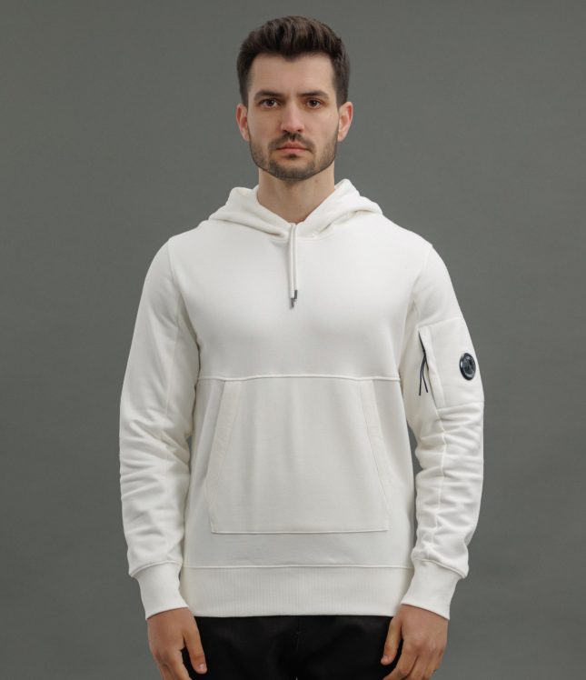 Чоловіче худі C.P. COMPANY CMSS023A 005086W COL:103, колір білий | Ціна 12999 грн, фото 2