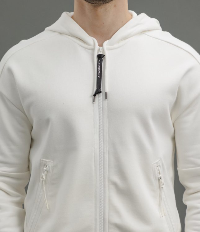 Чоловіче худі C.P. COMPANY CMSS400A 005086W COL:103, колір білий | Ціна 13999 грн, фото 4