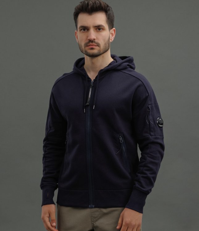 Чоловіче худі C.P. COMPANY CMSS400A 005086W COL:888, колір синій | Ціна 14499 грн, фото 1