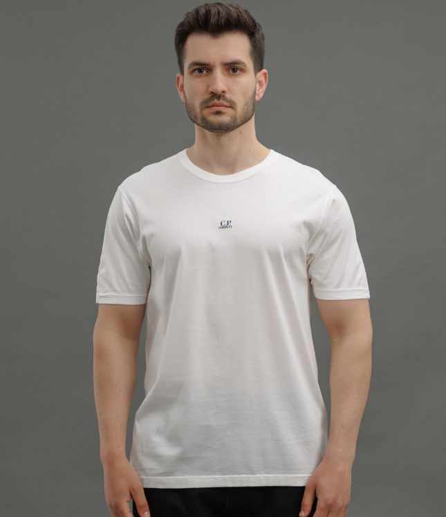Чоловіча футболка C.P. COMPANY CMTS088A 006374G COL:103, колір білий | Ціна 5499 грн, фото 2
