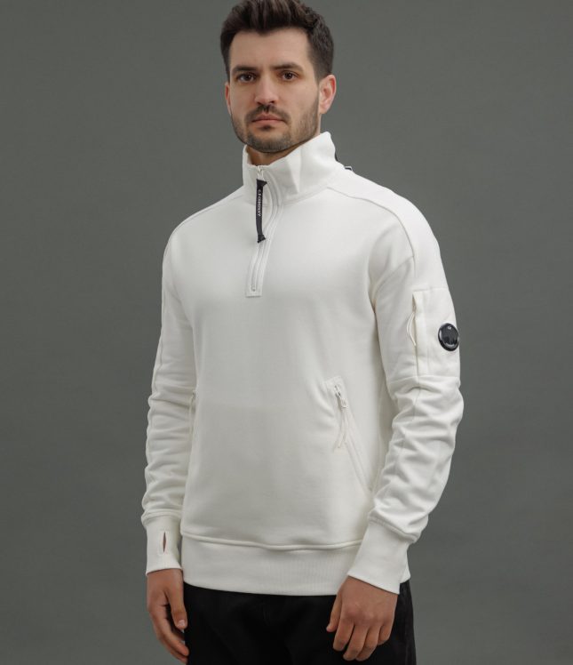 Чоловічий світшот C.P. COMPANY CMSS081A 005086W COL:103, колір білий | Ціна 11999 грн, фото 1