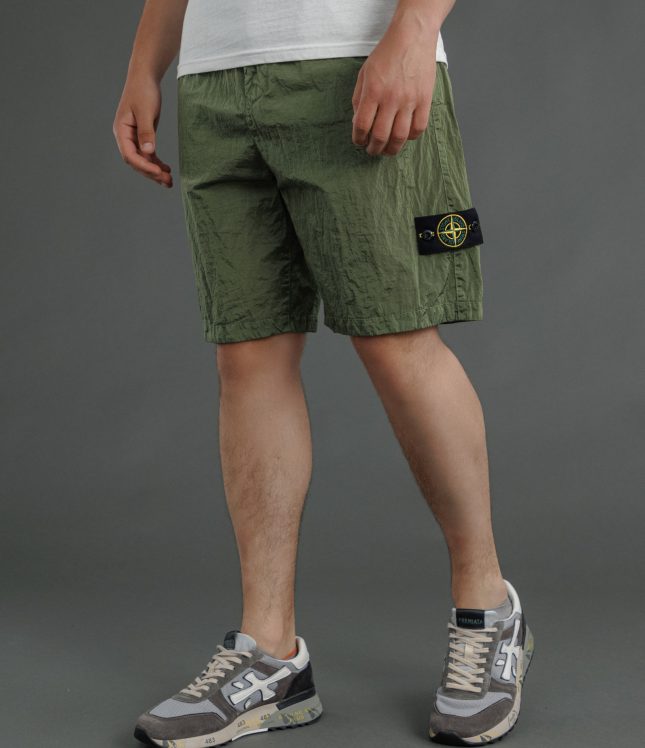 Чоловічі шорти STONE ISLAND 15L0319 V0055, колір зелений | Ціна 9999 грн, фото 1
