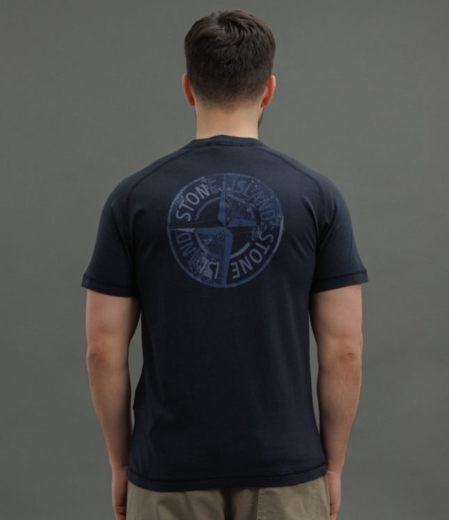 Чоловіча футболка STONE ISLAND 152100020-S0080 V0020, колір синій | Ціна 11499 грн, фото 6