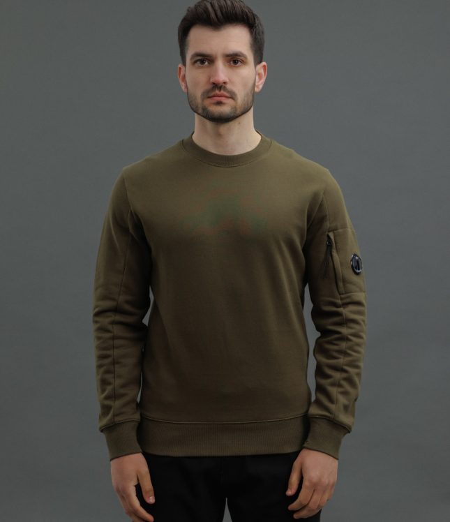 Чоловічий світшот C.P. COMPANY CMSS022A 005086W COL:683, колір зелений | Ціна 9999 грн, фото 2