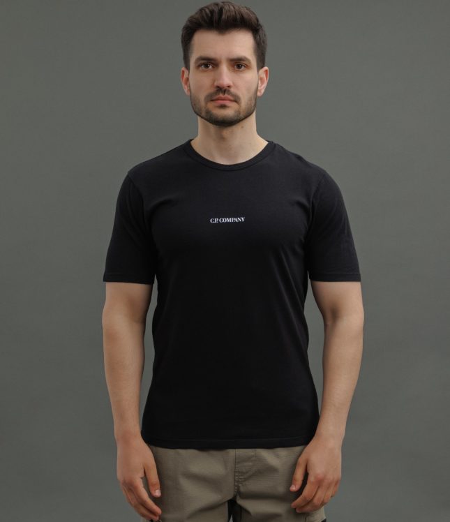 Чоловіча футболка C.P. COMPANY CMTS085A 005431G COL:999, колір чорний | Ціна 5499 грн, фото 2