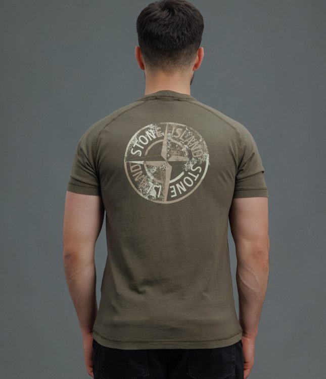 Чоловіча футболка STONE ISLAND 152100020-S0080 V0054, колір зелений | Ціна 11499 грн, фото 6