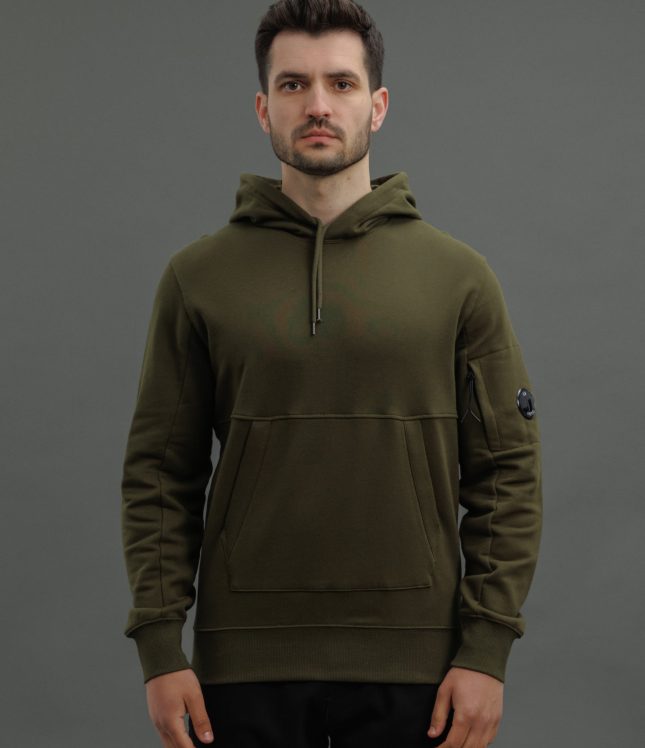 Чоловіче худі C.P. COMPANY CMSS023A 005086W COL:683, колір зелений | Ціна 12999 грн, фото 2