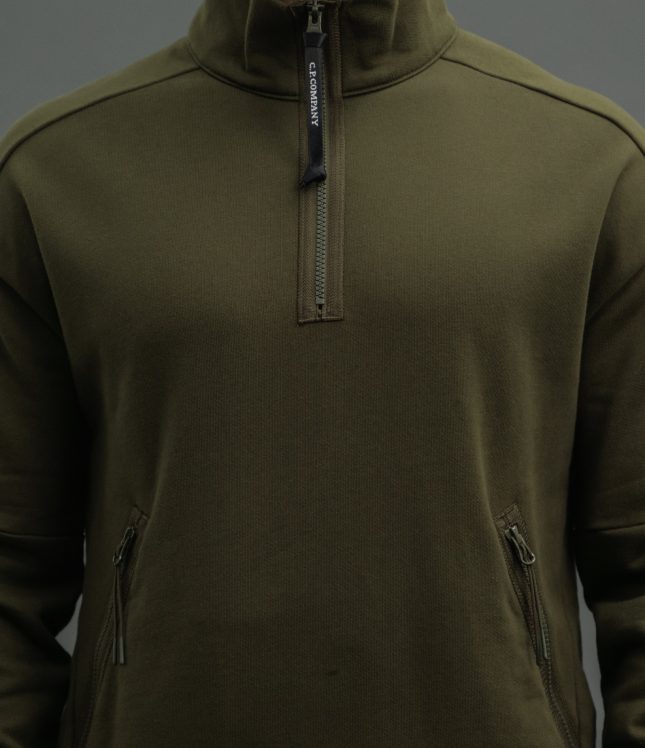 Чоловічий світшот C.P. COMPANY CMSS081A 005086W COL:683, колір зелений | Ціна 11999 грн, фото 3