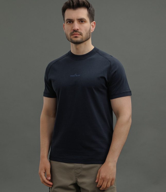 Чоловіча футболка STONE ISLAND 152100020-S0080 V0020, колір синій | Ціна 11499 грн, фото 1