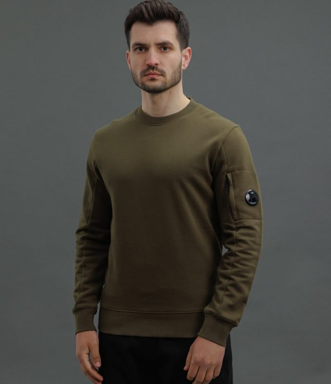 Чоловічий світшот C.P. COMPANY CMSS022A 005086W COL:683, колір зелений | Ціна 9999 грн, фото 1