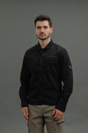 Чоловічий оверширт C.P. COMPANY CMOS705A 110143G COL:999, колір чорний