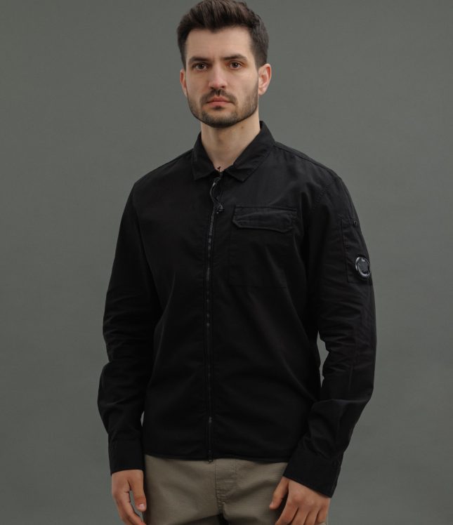 Чоловічий оверширт C.P. COMPANY CMOS705A 110143G COL:999, колір чорний | Ціна 15999 грн, фото 1