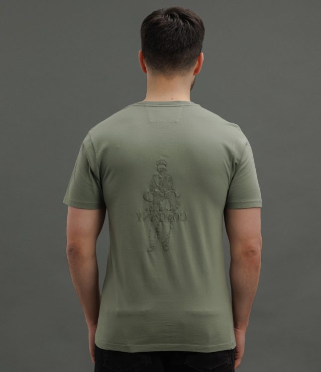 Чоловіча футболка C.P. COMPANY CMTS287A 005431G COL:627, колір зелений | Ціна 5499 грн, фото 6