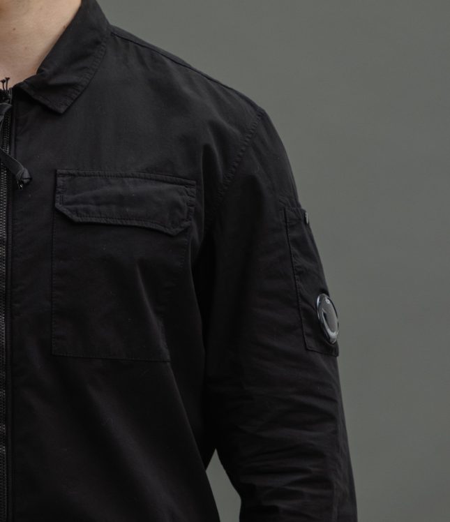 Чоловічий оверширт C.P. COMPANY CMOS705A 110143G COL:999, колір чорний | Ціна 15999 грн, фото 4