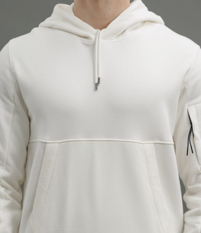 Чоловіче худі C.P. COMPANY CMSS023A 005086W COL:103, колір білий | Ціна 12999 грн, фото 4