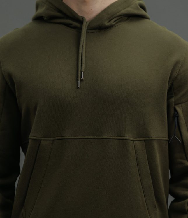Чоловіче худі C.P. COMPANY CMSS023A 005086W COL:683, колір зелений | Ціна 12999 грн, фото 4