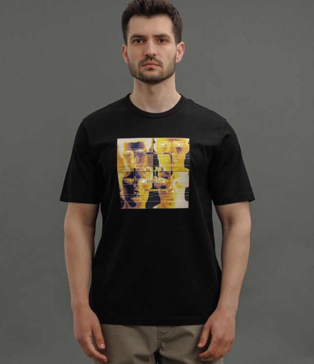 Чоловіча футболка C.P. COMPANY CLTS042A 006370W COL:999, колір чорний | Ціна 6499 грн, фото 1