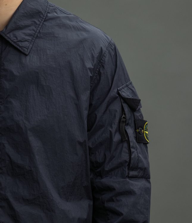 Чоловічий оверширт STONE ISLAND 1510223 V0020, колір синій | Ціна 17499 грн, фото 4