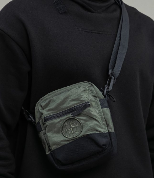 Чоловіча сумка STONE ISLAND 159200908-S0076 V0059, колір зелений | Ціна 11499 грн, фото 3