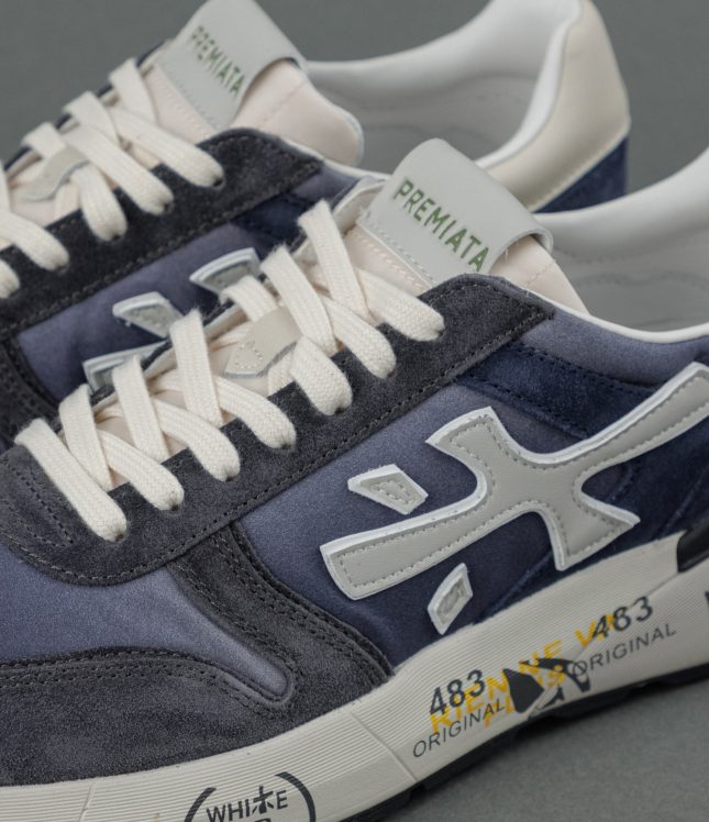 Чоловічі кросівки PREMIATA MICK 7209, колір синій | Ціна 13499 грн, фото 3
