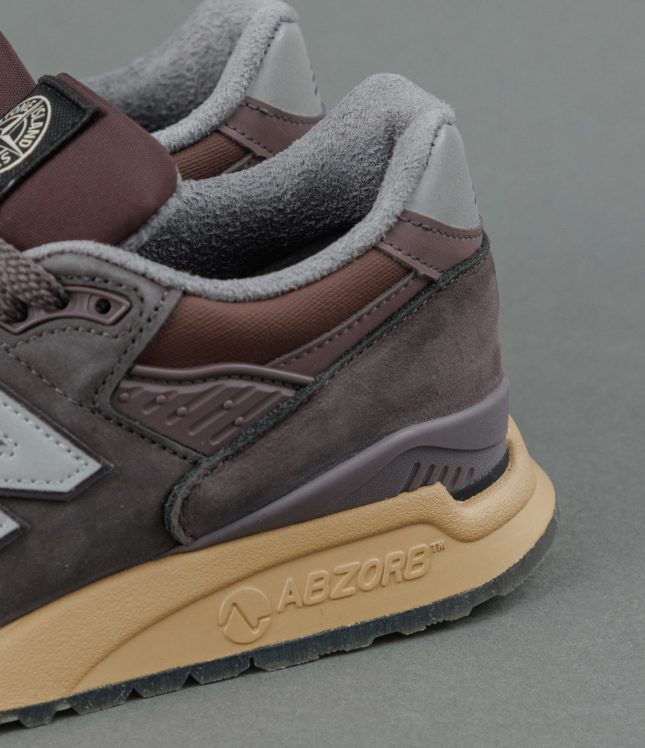 Чоловічі кросівки NEW BALANCE x STONE ISLAND U998PR 25S100010-SNB01 V0011, колір бордовий | Ціна 22999 грн, фото 4