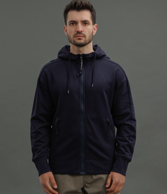 Чоловіче худі C.P. COMPANY CMSS082A 005086W COL:888, колір синій | Ціна 14499 грн, фото 2