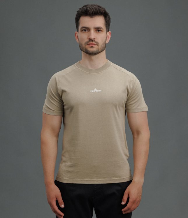 Чоловіча футболка STONE ISLAND 152100020-S0080 V009A, колір коричневий | Ціна 11499 грн, фото 2