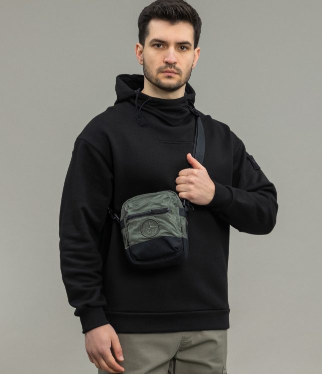 Чоловіча сумка STONE ISLAND 159200908-S0076 V0059, колір зелений | Ціна 11499 грн, фото 2