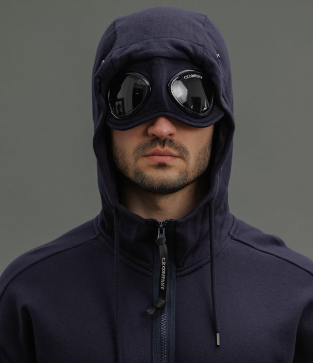 Чоловіче худі C.P. COMPANY CMSS082A 005086W COL:888, колір синій | Ціна 14499 грн, фото 4