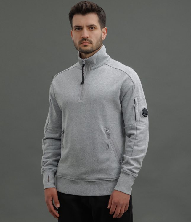 Чоловічий світшот C.P. COMPANY CMSS081A 005086W COL:M93, колір сірий | Ціна 11999 грн, фото 1