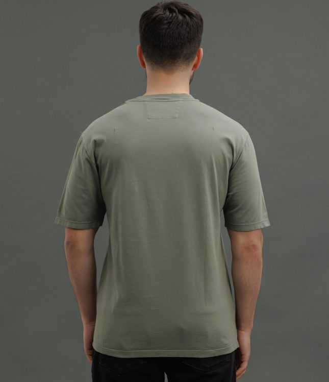 Чоловіча футболка C.P. COMPANY CSTS013A 005431O COL:651, колір зелений | Ціна 5499 грн, фото 6
