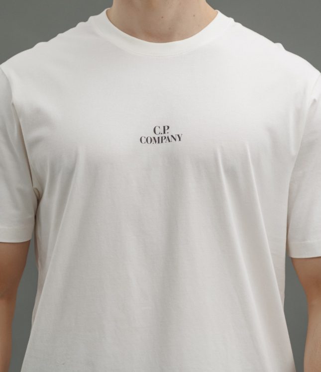 Чоловіча футболка C.P. COMPANY CMTS141A 006586W COL:103, колір білий | Ціна 5499 грн, фото 3