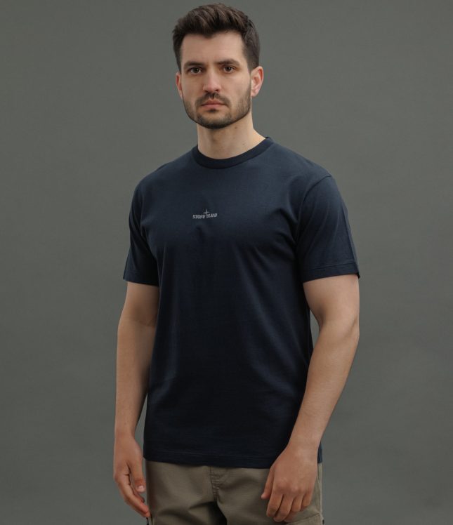 Футболка чоловіча STONE ISLAND 152NS81 V0020,колір синій | Ціна 9999 грн, фото 1