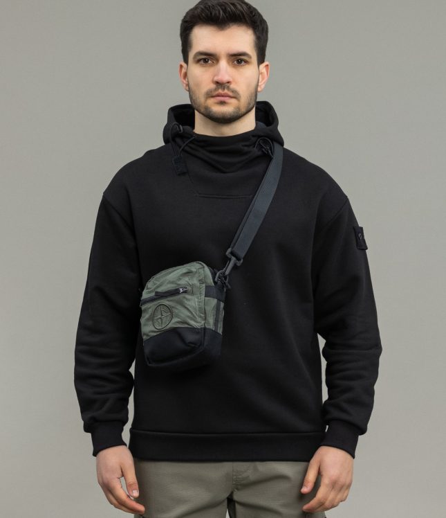 Чоловіча сумка STONE ISLAND 159200908-S0076 V0059, колір зелений | Ціна 11499 грн, фото 1