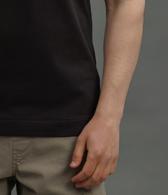 Чоловіча футболка C.P. COMPANY CLPL118A 005263W COL:999, колір чорний | Ціна 5499 грн, фото 5