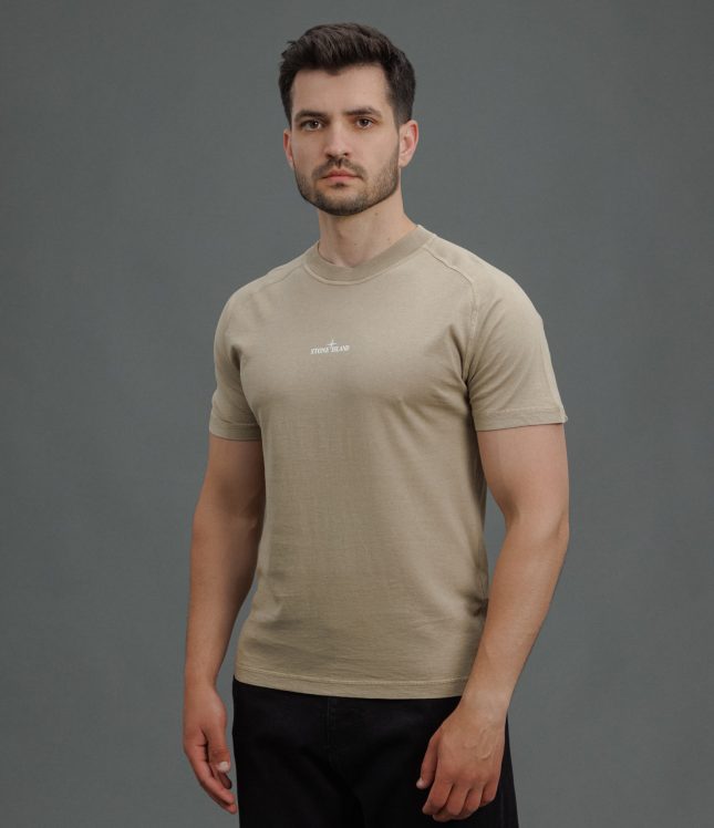 Чоловіча футболка STONE ISLAND 152100020-S0080 V009A, колір коричневий | Ціна 11499 грн, фото 1