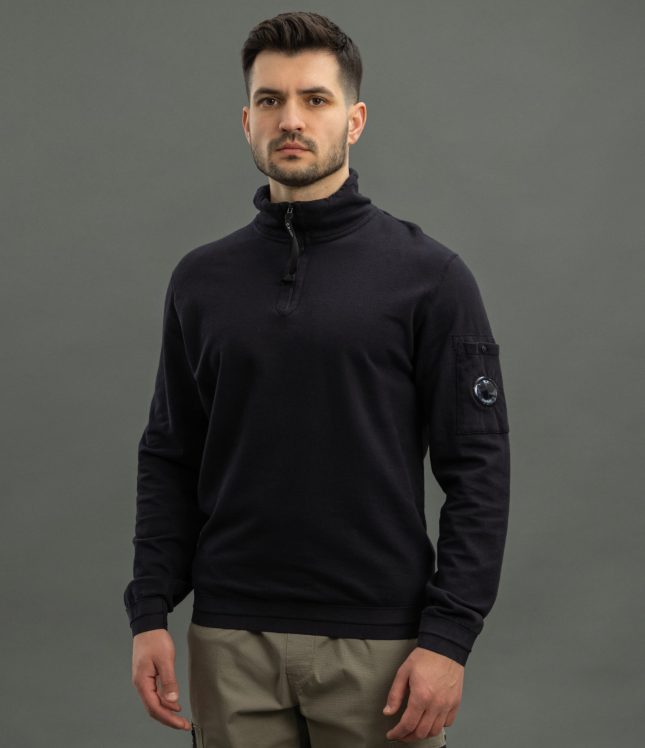 Чоловічий світшот C.P. COMPANY CMSS037A 002246G COL:999, колір чорний | Ціна 9999 грн, фото 1