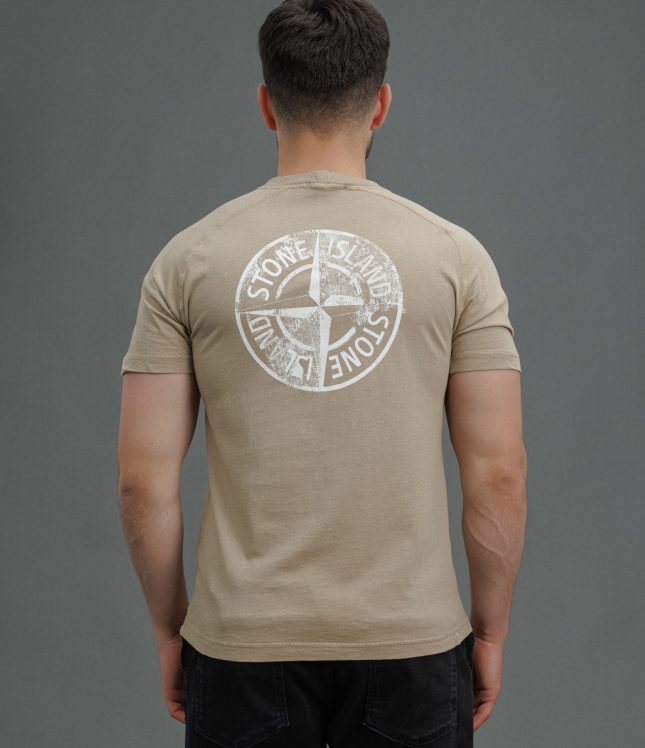 Чоловіча футболка STONE ISLAND 152100020-S0080 V009A, колір коричневий | Ціна 11499 грн, фото 6